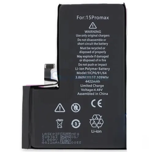 Replacement for IPHONE 15 PRO MAX (DIAGNOSTIC/GENUINE) BATTERY - Quality Phone Parts in Sri Lanka